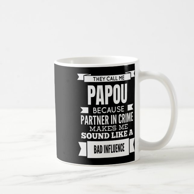 They Call Me Papou Greece Greek Grandpa  Coffee Mug (Right)