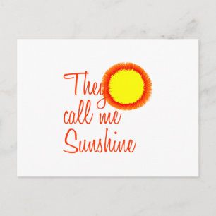 They call me Sunshine Postcard