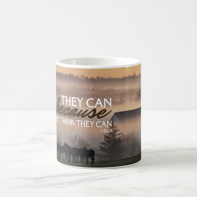 They Can Motivational Quote Mug (Center)