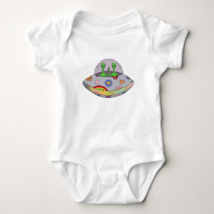 They Come in Peace UFO Baby Bodysuit