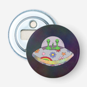 They Come in Peace UFO Bottle Opener
