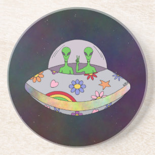 They Come in Peace UFO Coaster