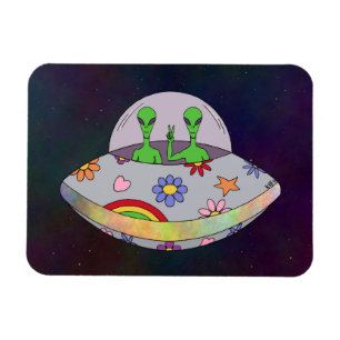 They Come in Peace UFO Magnet