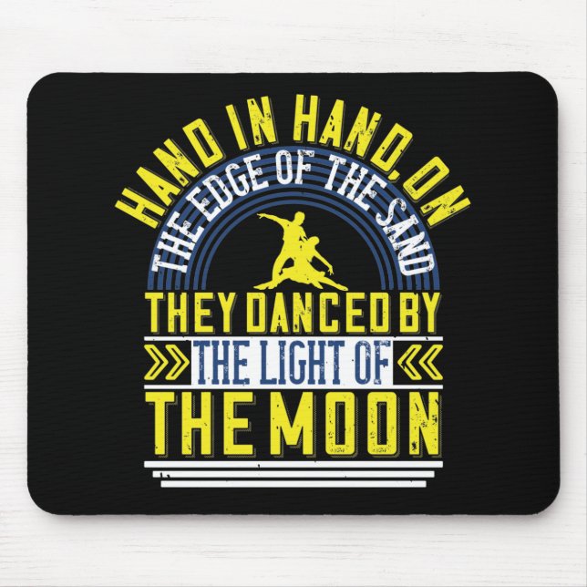 They Danced By The Light Of The Moon Mouse Mat (Front)