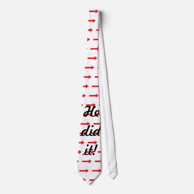 They did it! tie (Front)