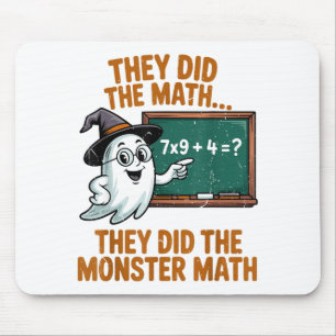They Did Monster Math Teacher Halloween Costume Pr Mouse Mat