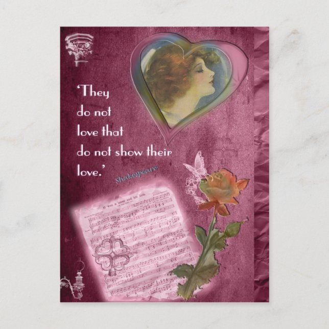 They Do Not Love... Postcard (Front)