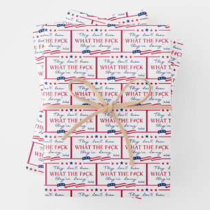 They Don't Know What They're Doing Funny Quote Wrapping Paper Sheet