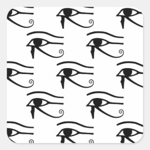 They Eye Of Horus Pattern Square Sticker