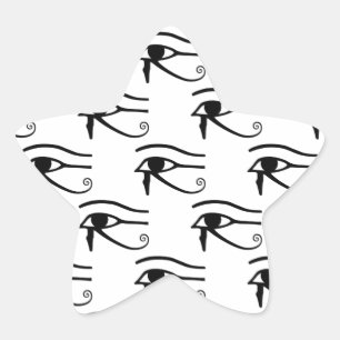 They Eye Of Horus Pattern Star Sticker