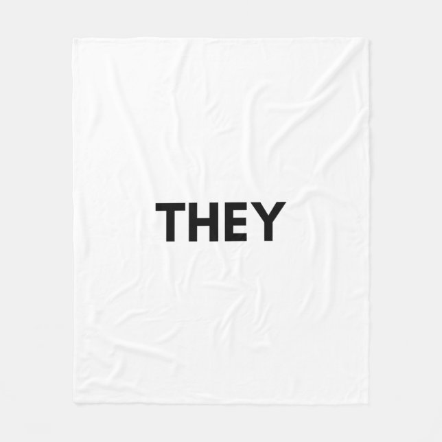 they fleece blanket (Front)