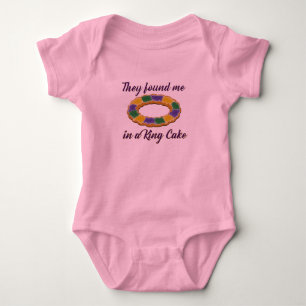They found me in a King Cake Baby Bodysuit
