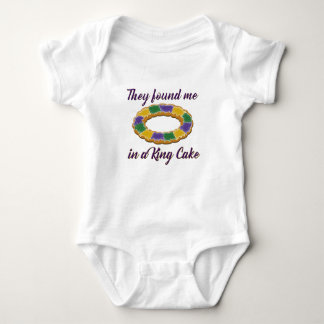 They found me in a King Cake Baby Bodysuit