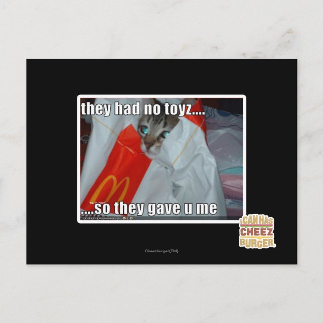 they had no toyz postcard (Front)