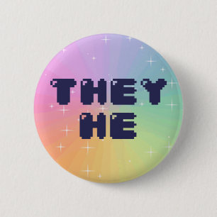 They He Pronoun Button
