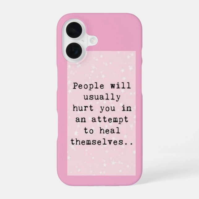 they hurt to iPhone 16 case (Back)