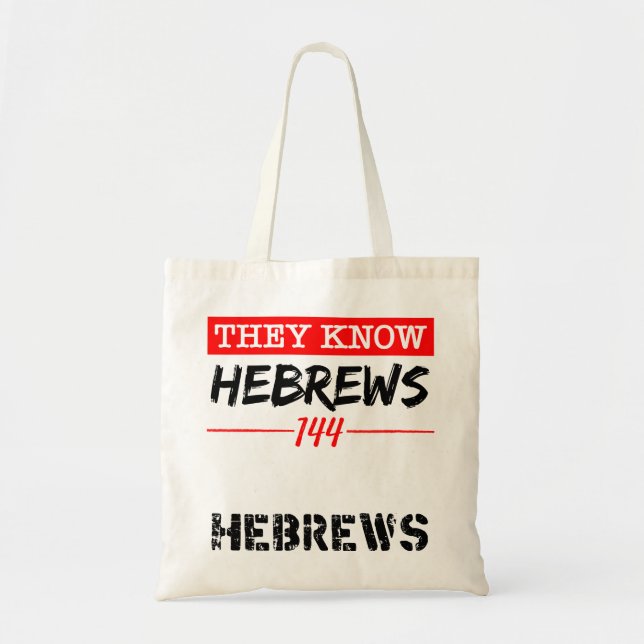 They Know Tote Bag (Front)