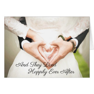 "They Lived Happily Ever After" Wedding Card