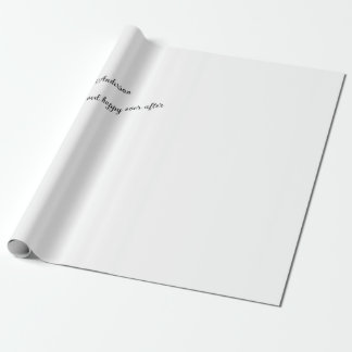 They lived happily ever after wrapping paper