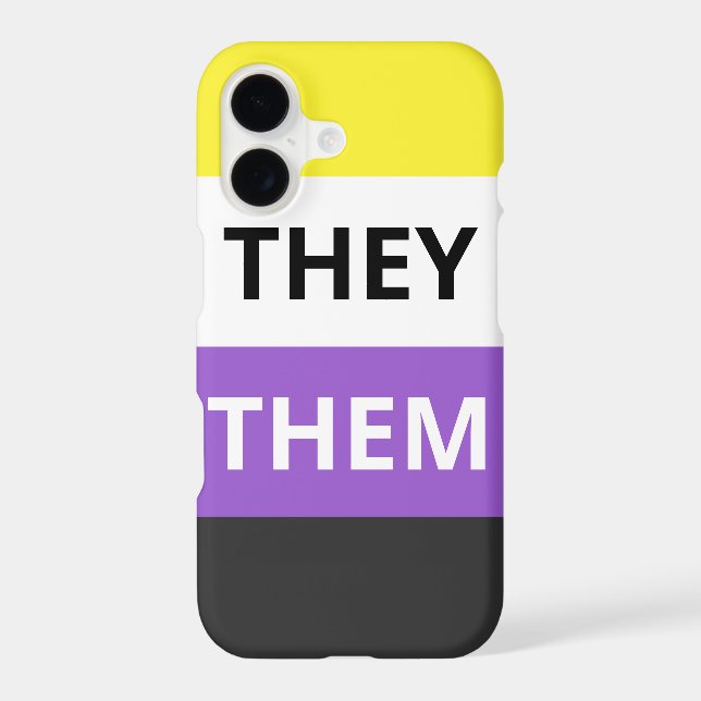 They Non-Binary Case-Mate Barely There iPhone X (Back)