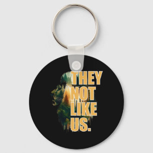 They Not Like Us Touchdown American Football Game Key Ring