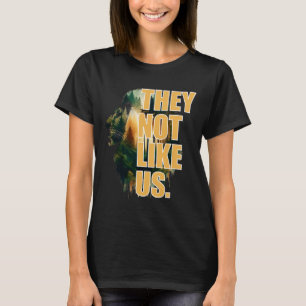 They Not Like Us Touchdown American Football Game T-Shirt