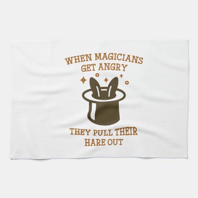 They Pull Out Their Hare Tea Towel (Horizontal)