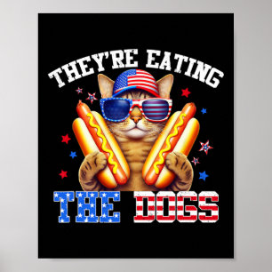 They’re Eating The Dogs And Cats Kamala Trump Deba Poster