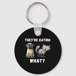 They’re Eating The Dogs They’re Eating The Cats Us Key Ring