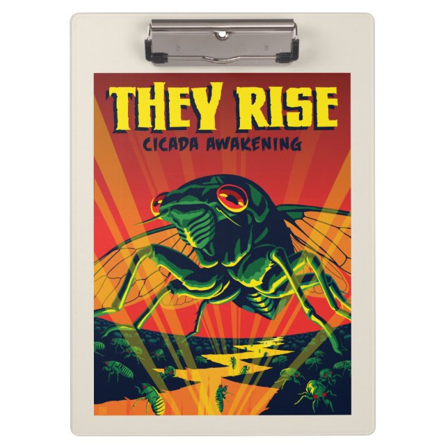 They Rise Cicada Awakening Clipboard (Front)