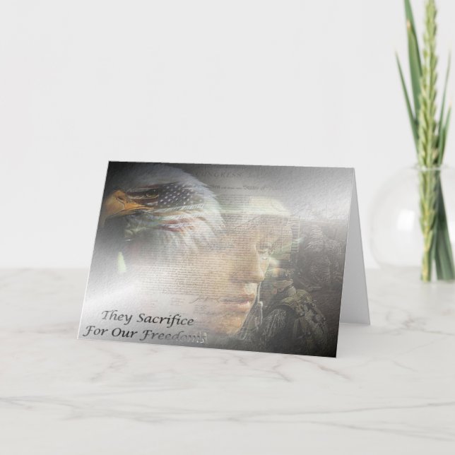 They Sacrifice Holiday Card (Front)