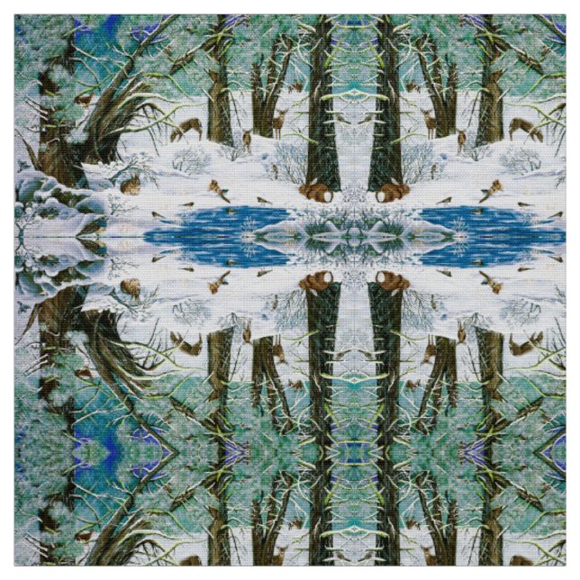 They Said it Wouldn’t Snow Fabric (Swatch)