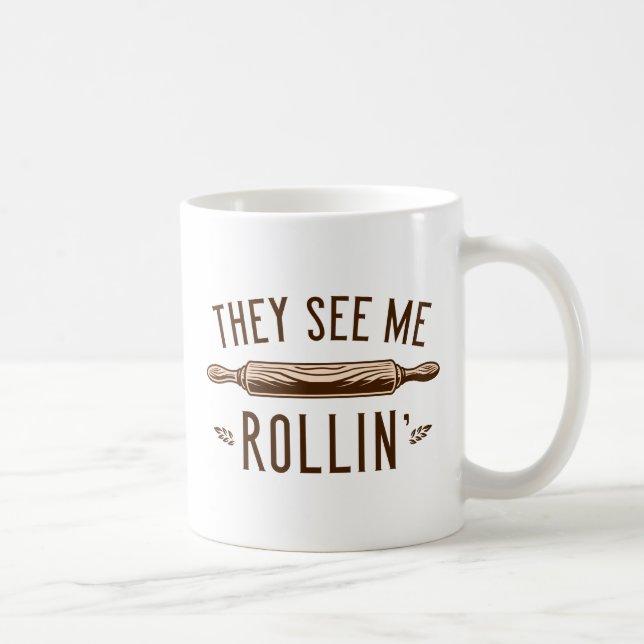 They See Me Rollin’ Coffee Mug (Right)