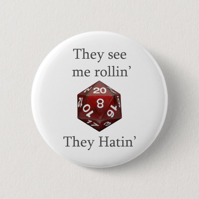 They See me rollin gear 6 Cm Round Badge (Front)