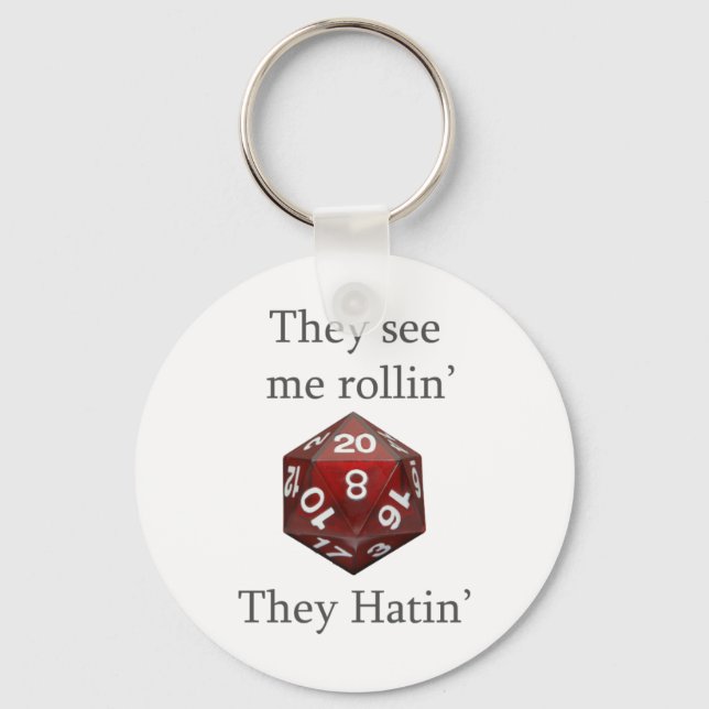 They See me rollin gear Key Ring (Front)