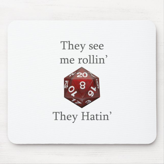 They See me rollin gear Mouse Mat (Front)