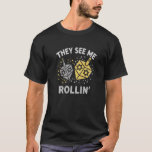 They See Me Rollin Menorah  Chanukah Hanukkah T-Shirt<br><div class="desc">They See Me Rollin Menorah  Chanukah Hanukkah</div>