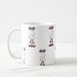 They see me rollin' they waitin' Retro Ghost Coffee Mug
