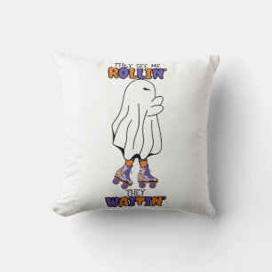 They see me rollin' they waitin' Retro Ghost Cushion