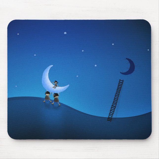 They Stole The Moon (Version 2008) Mouse Mat (Front)