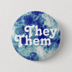 They/Them Customisable Pronoun Button