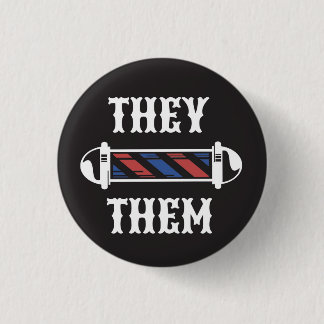 THEY/THEM Pronoun Button