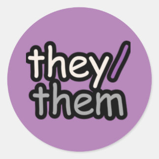 They/Them Pronouns Sticker Sheet