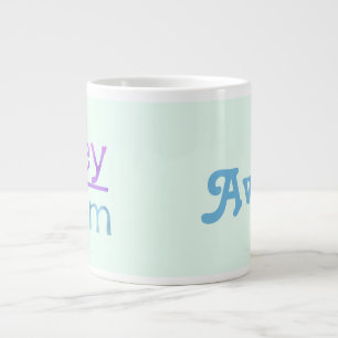 They them pronouns your name colourful large coffee mug