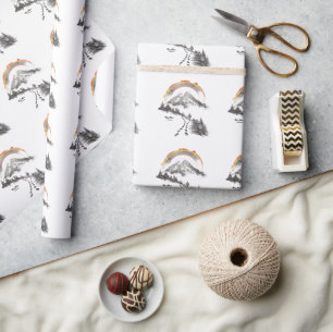 They/Them Trailblazer – LGBTQ Pride Camping Art,  Wrapping Paper