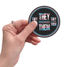 They Them Trans Flag Colours