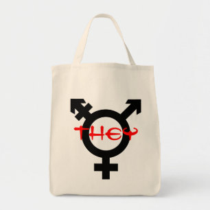 They Transgender Tote Bag