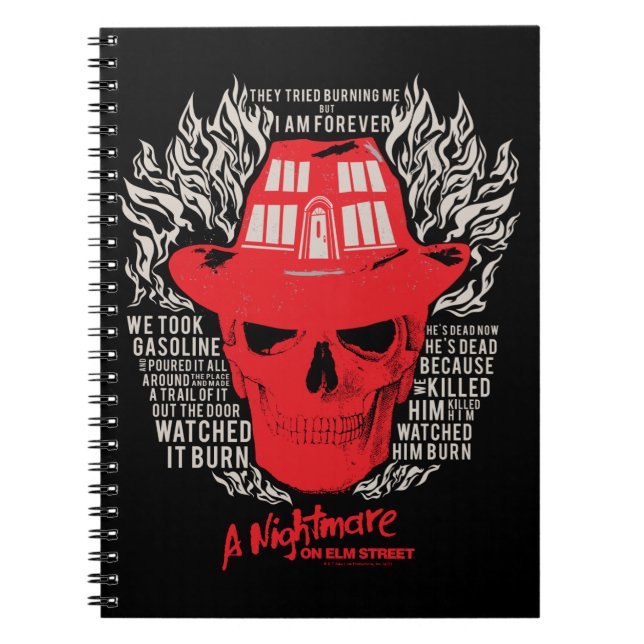 They Tried To Burn Me Notebook (Front)