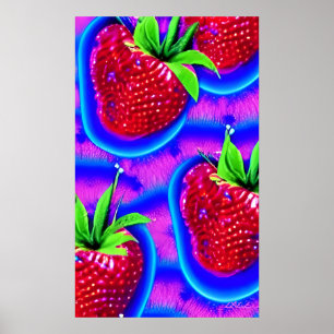 They Used a Strawberry Argument Poster