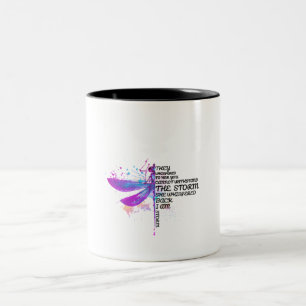 They Whispered To Her You Cannot Withstand Storm Two-Tone Coffee Mug